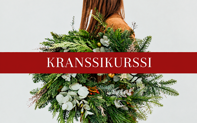 Visiopihan Jouluinen kranssikurssi Joensuussa